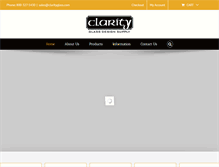 Tablet Screenshot of clarityglass.com